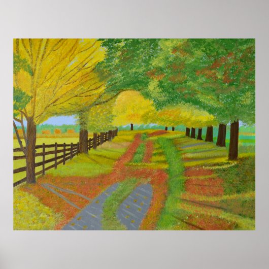 秋落ちた葉 ポスター (正面)