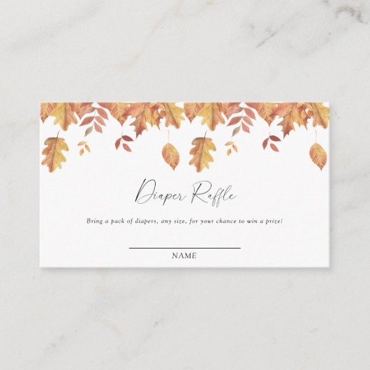 秋葉のおむつ男女兼用ラッフル エンクロージャーカード (正面)