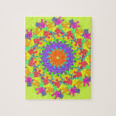 秋葉の抽象芸術芸術 ジグソーパズル (縦)