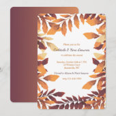 秋葉の招待状 招待状 (正面/裏面)