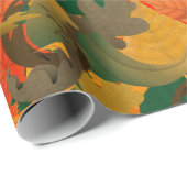 秋葉の秋の模様 ラッピングペーパー (ロールコーナー)