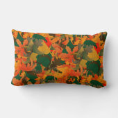 秋葉の秋の模様 ランバークッション (裏面)