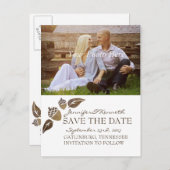 秋葉の結婚星 案内ポストカード (正面/裏面)