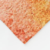 秋葉の雨 フリースブランケット (角)