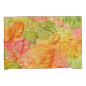 秋葉の雨 枕カバー (正面右)