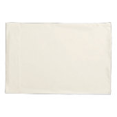 秋葉メエデのクリーム無地の- cream. 枕カバー (裏面)