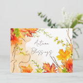 秋葉メープル文字付きカスタム シーズンカード (スタンド正面)