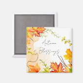 秋葉メープル文字付きカスタム マグネット (正面/裏面)