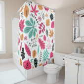 秋葉抽象芸術継ぎ目 シャワーカーテン (インサイチュ)