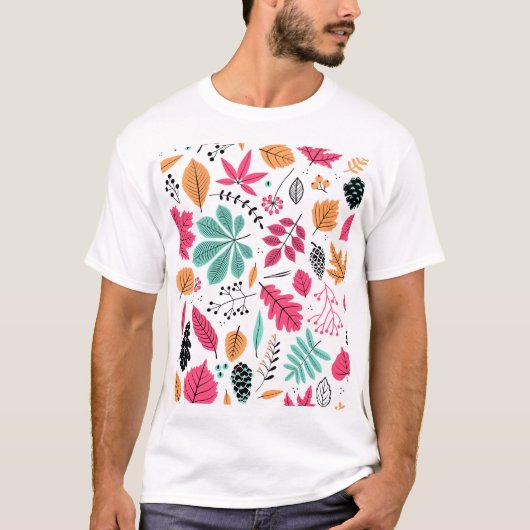 秋葉抽象芸術継ぎ目 Tシャツ (正面)