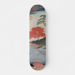 秋葉神社内ヴィンテージ浮世絵日本の画 スケートボード