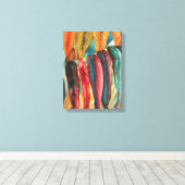 秋葉色オリジナル様式化モダン美術 キャンバスプリント (インサイチュ (ウッドフロア))