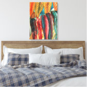 秋葉色オリジナル様式化モダン美術 キャンバスプリント (インサイチュ (寝室))