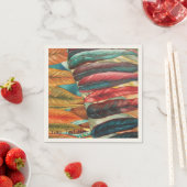 秋葉色オリジナル様式化モダン美術 スタンダードカクテルナプキン (インサイチュ)