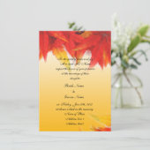 秋葉赤結婚式招待状 招待状 (スタンド正面)