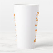 秋葉風ラテお願いマググ カフェラテマグ (正面)