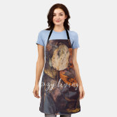 秋葉 エプロン (着用した状態)