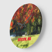 秋葉 ラージ壁時計 (傾斜)