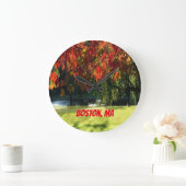 秋葉 ラージ壁時計 (ホーム)