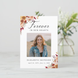 秋葬儀永遠に私たちのハート詩祈りの言葉