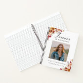 秋葬儀永遠に私たちのハート詩祈りの言葉 ノートブック (内部)