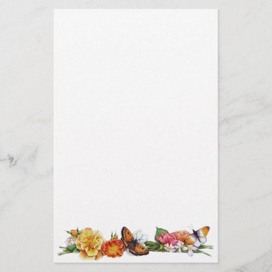 秋蝶定置 便箋 (正面)