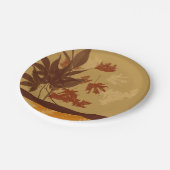 秋装飾 ペーパープレート (アングル)
