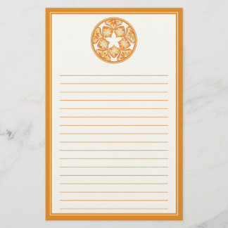 秋裏装飾フローラタイル文具 便箋