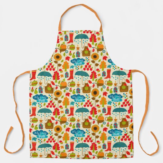 秋要素 エプロン (正面)