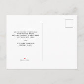 秋観葉案内はがき 案内ポストカード (裏面)