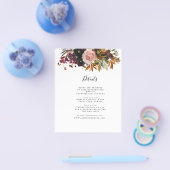 秋詳細カード |予算 チラシ (シングル)