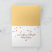 秋誕生日用チップ カード (内部)