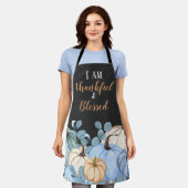 秋調理師 エプロン (着用した状態)