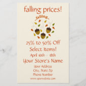 秋販売チラシ チラシ (正面)