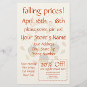 秋販売チラシ チラシ (裏面)