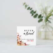 秋販売友だち紹介カード 紹介カード (スタンド正面)