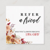 秋販売友だち紹介カード 紹介カード (正面)