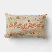 秋賛美の引用文離れ ランバークッション (正面)