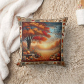 秋賛美枕は離れ放免 クッション (ブランケット)