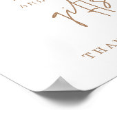 秋赤ちゃんシャワー本とギフトサイン、カボチャ ポスター (角)