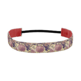 秋赤りんご実と離れ水色 アスレチックヘッドバンド