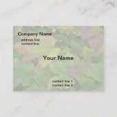 秋赤カエデ葉ス 名刺 (裏面)