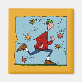 秋走者 マグネット (正面)