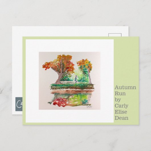 秋走 ポストカード (正面/裏面)
