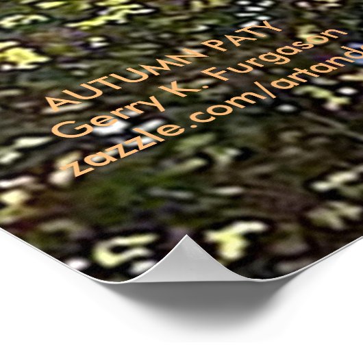 『秋路ポスター』 ポスター (角)