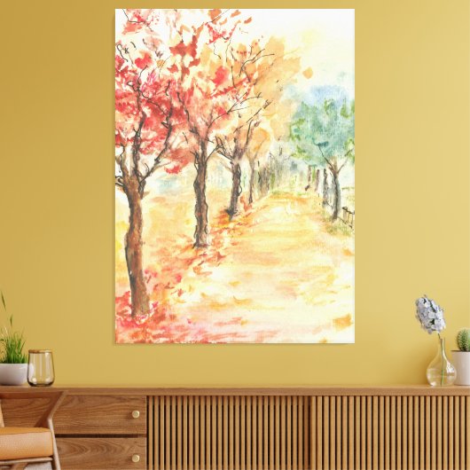 秋路 キャンバスプリント (インサイチュ (リビング))