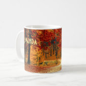 秋路 コーヒーマグカップ (正面左)
