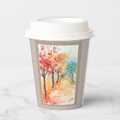 秋路 紙コップ (正面)