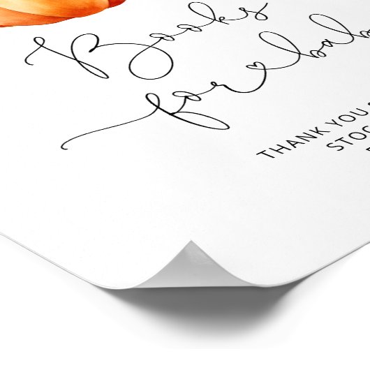 秋農家市場ローカルで育ったベビーのための本 ポスター (角)