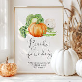 秋農家市場ローカルで育ったベビーのための本 ポスター